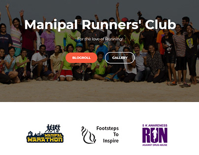 Manipal Runners' Club - Website