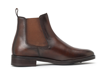 Brown Leather Boots For Man - Bennetic