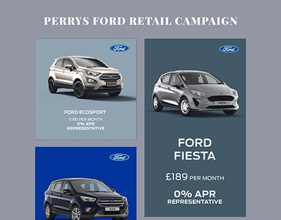 Perrys Ford digital retail campaign