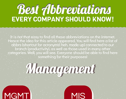Best Abbreviations Every Company Should Know!