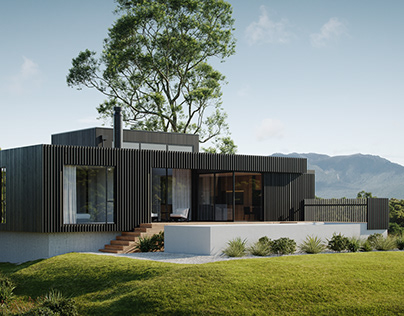 Modular house in New Zealand