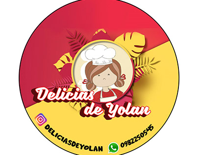 Sticker y Logo para Delicias de Yolan