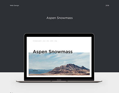 Aspen Snowmass website design.