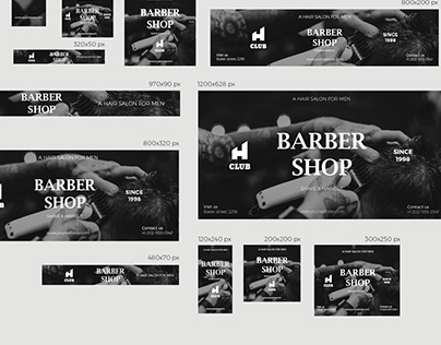 Barber Shop Web Banner