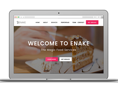 Enake Onepage Design