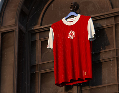 Vintage Arsenal FC jersey design
