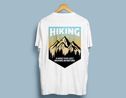 Hiking T Shirt Design
