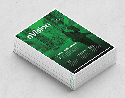 nVision - Corporate Design magazinig gespielt