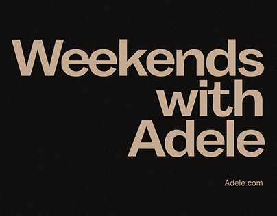 Weekends with Adele Concept Poster