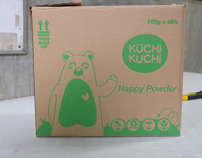 Kuchi Kuchi Nappy Powder 100g Corrugated
