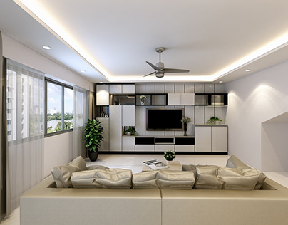 Tampines | HDB Maisonette | Modern Interior Design
