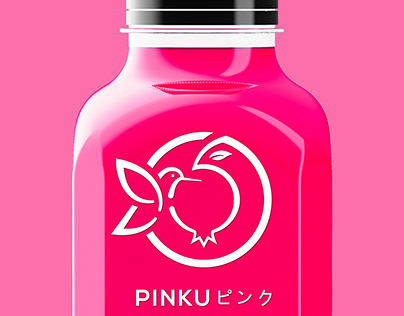 PINKU ピンク / Juice bar brand identity