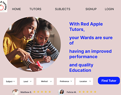 Red Apple Tutors Web App