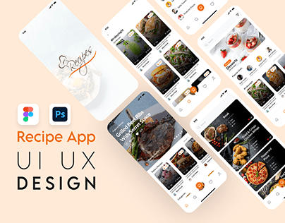 Recipe App (UX/UI App Design)