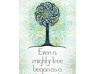 Even a mighty tree...