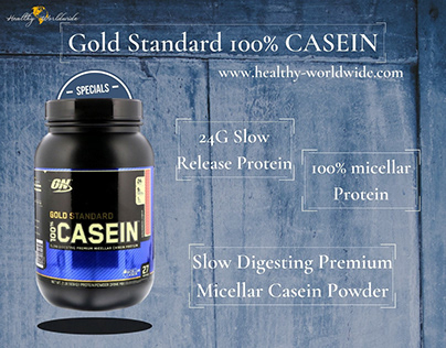Gold Standard 100% CASEIN For Muscle gain