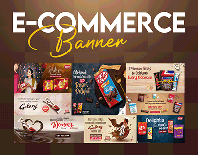 E-commerce Chocolate Banners | Online Banner
