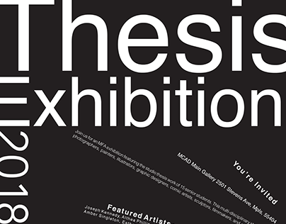 Thesis Exhibition MCAD