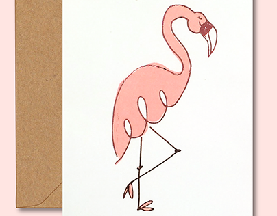 Flamingo Valentine