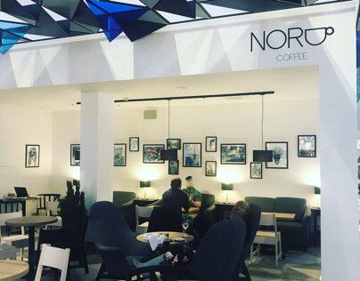 Illustrations for decorating Nord Coffee
