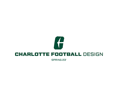 Charlotte Football Design Spring 23'