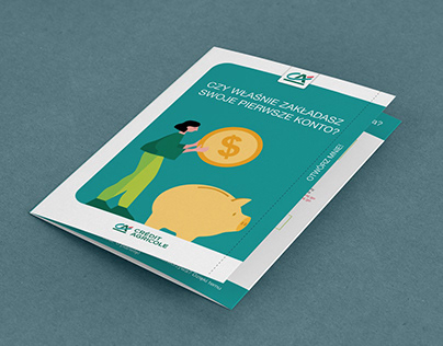 Credit Agricole - Projekt broszury edukacyjnej
