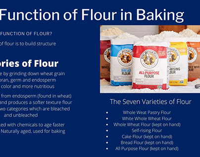 Function of Flour in Baking