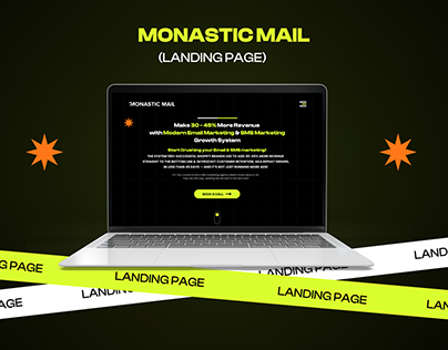 Monastic Mail Landing Page