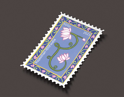 Typographic Stamps - Incredible India