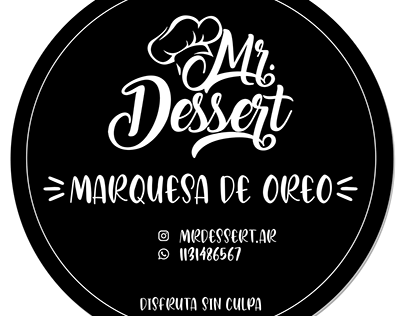 Desserts label