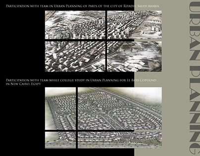 Urban Planning in Riyadh, KSA & Compound in Egypt