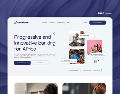 Project thumbnail - Cardinal - Fintech Landing Page Design