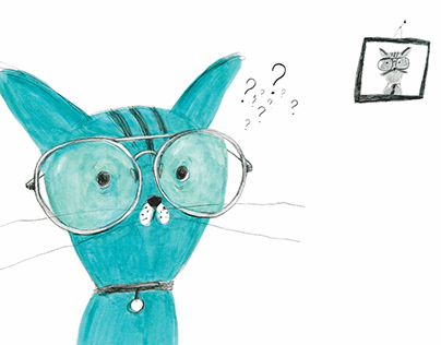 книга "Кошка, которая стеснялась носить очки"
