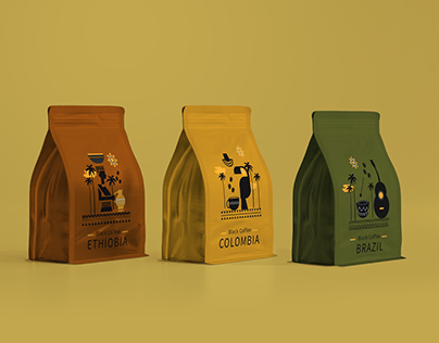 Jara coffee packaging design