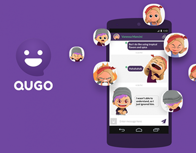 Qugo messenger application