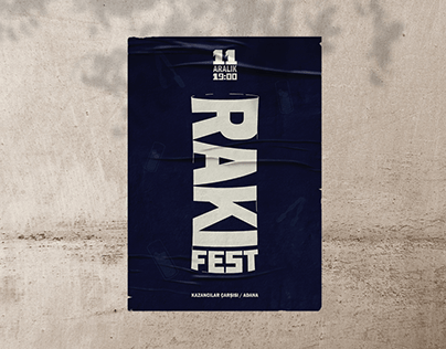 Rakı Fest | Poster Design