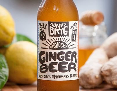 Ginger beer identity & label