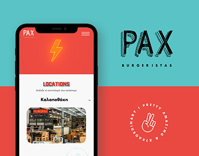 Pax Burgers Website