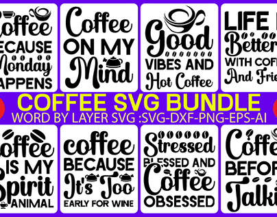 Coffee SVG Bundle Vol.2
