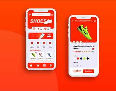 Product Category & Product Page UI Design
