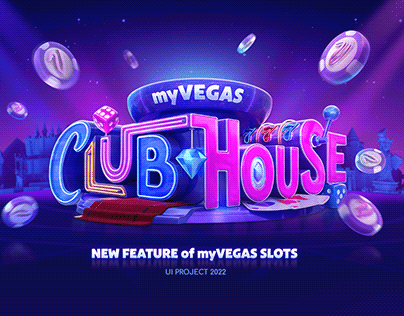 myVEGAS SLOTS | CLUB HOUSE UI
