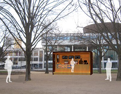 Kiosque "éco-responsable" du campus Strasbourgeois