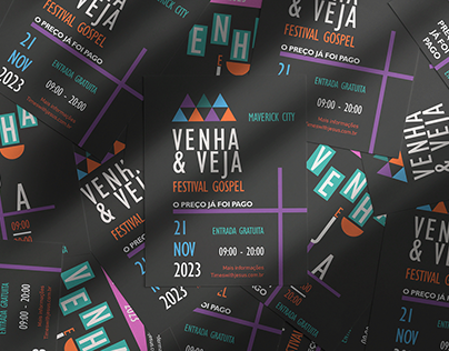 Venha & Veja - Cartaz Festival Gospel