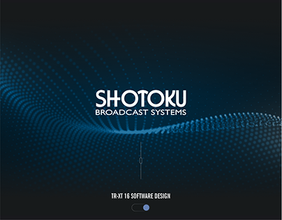 Shotoku Broadcasting Systems l Software UI/UX Design