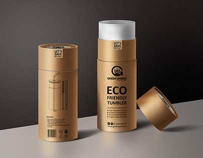 Eco Friendly Green Bottle Packaging | Product Design