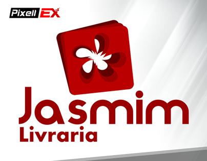 Logo - Jasmim Livraria