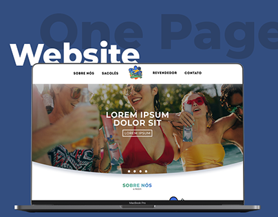 One Page Website - Frosti [PSD]