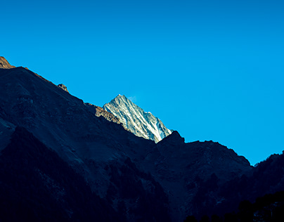 Himalayan Mountain View, Rungling R.F. Uttarakhand 2020