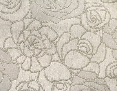 Knitted flower. Design of wallpaper