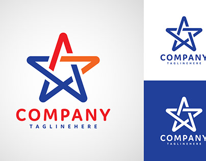 Company star logo design